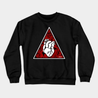 Roses and Heart Crewneck Sweatshirt